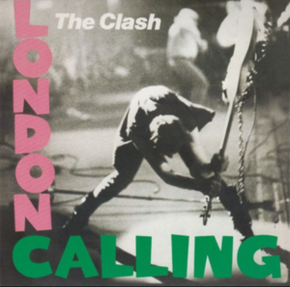 Album cover for the clash’s third studio album “London calling”