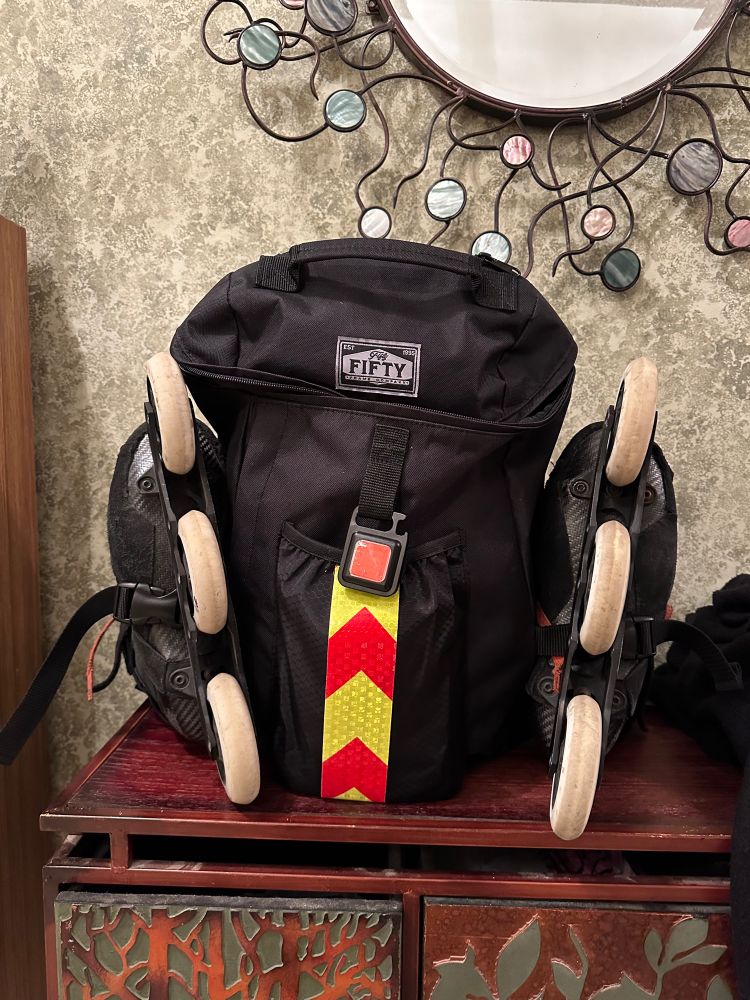Inline skate backpack from 50/50.