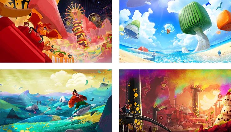 Donkey Kong Bananza concept art