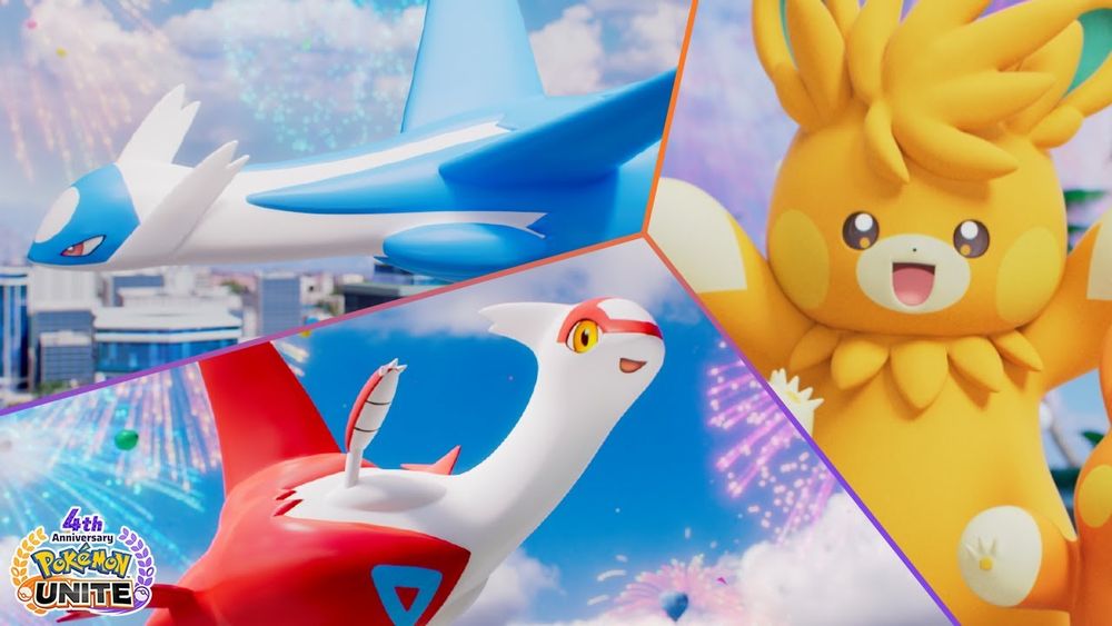Latios Latias Pawmot Pokemon Unite