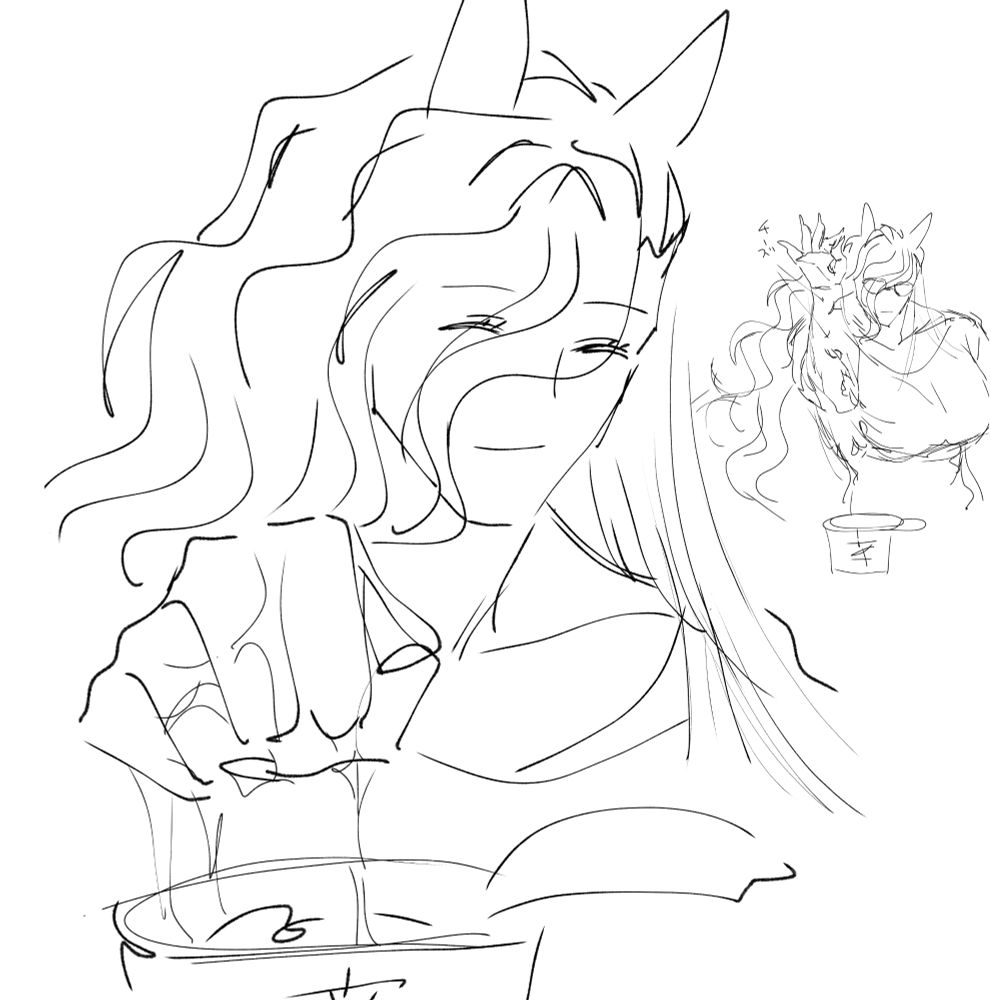 ﾋｮﾛﾜさんの夢に出てきた🦏モ冫概念お借りしたやつ