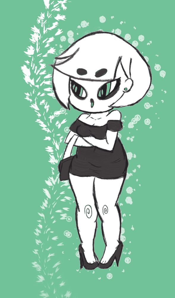 Ellen Green drawn in Infinite Painter