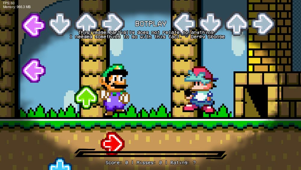 Gameplay image of the first version of Luigi's Identity Crisis, edited off ThePickledOne's MARIO IS MISSING: VS PS135
DaBoyfriend is just added in to relate to the fact I'm mentioning, this does not imply anything.