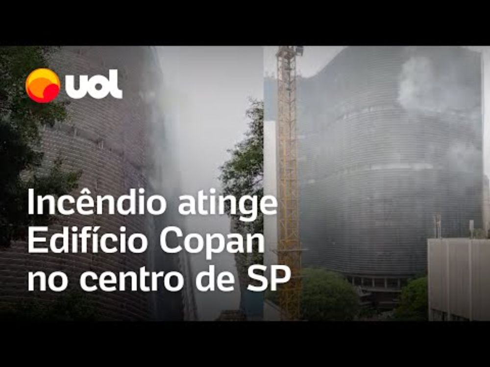 Edifício Copan pega fogo no centro de São Paulo; veja vídeos