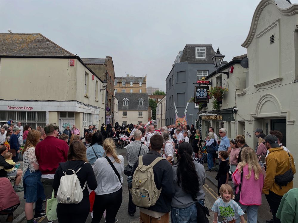 Morris dancers in Brighton 