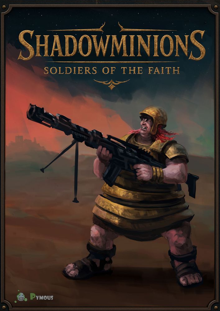 Illustration of a fake game cover for the game "Shadowminions", crossover between Shadow Empire (VRDesigns) and Dominions (Illwinter)