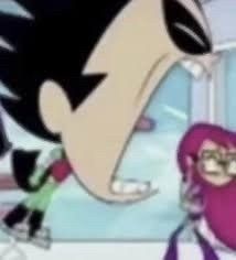 Robin yelling