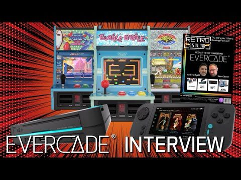 Evercade Interview with  Blaze CEO Andrew Byatt and Head of Marketing Sean Cleaver.