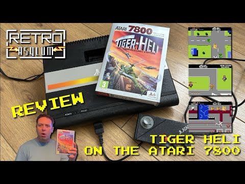 Tiger Heli for the Atari 7800, Atari 2600 Plus and the Atari 7800 Plus - Review