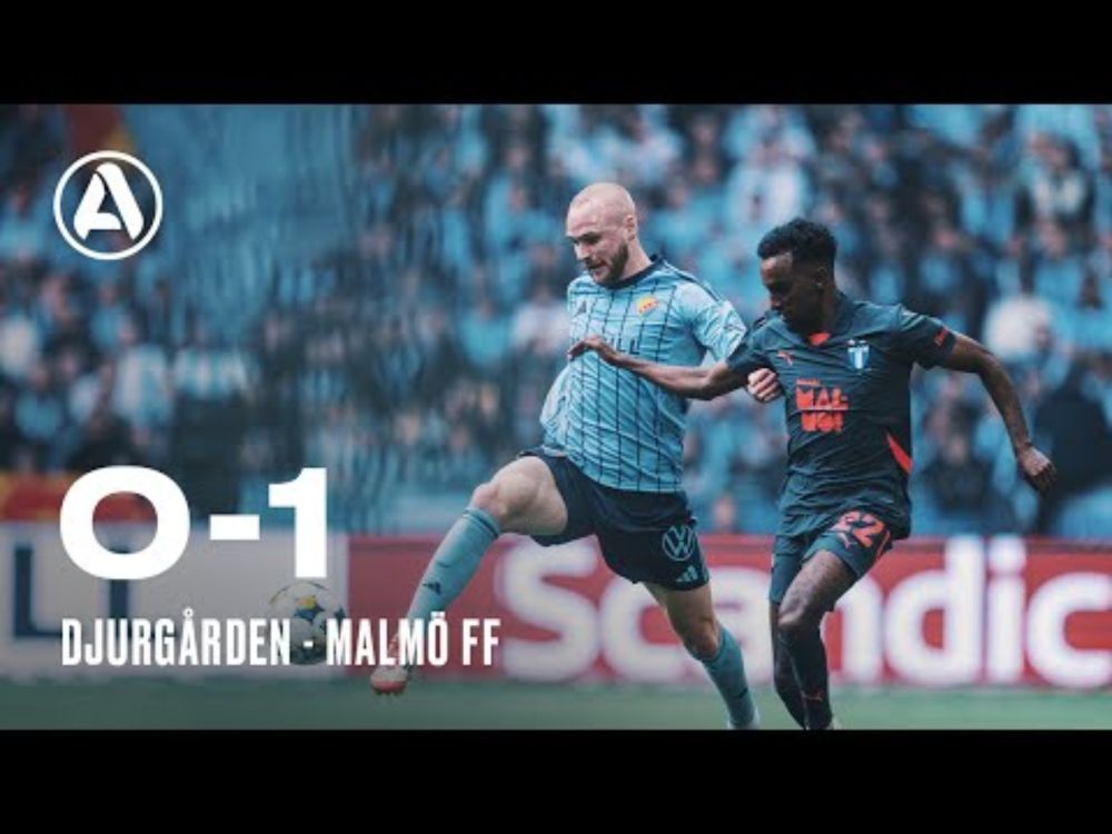 Matchsvep | Djurgården - Malmö FF 0-1 | Allsvenskan 2025