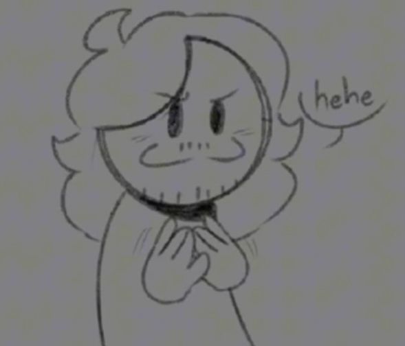 Te’sillie fiddles with his fingers with a devious look, saying “hehe”