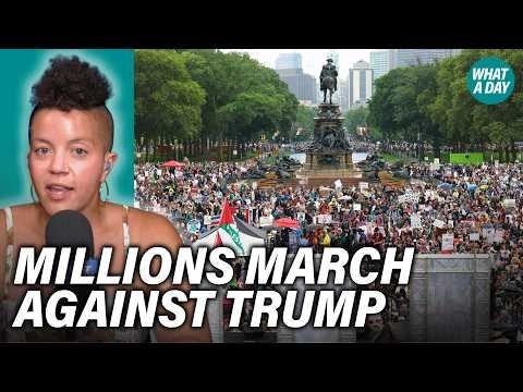 MILLIONS March in Anti-Trump Protests Across America