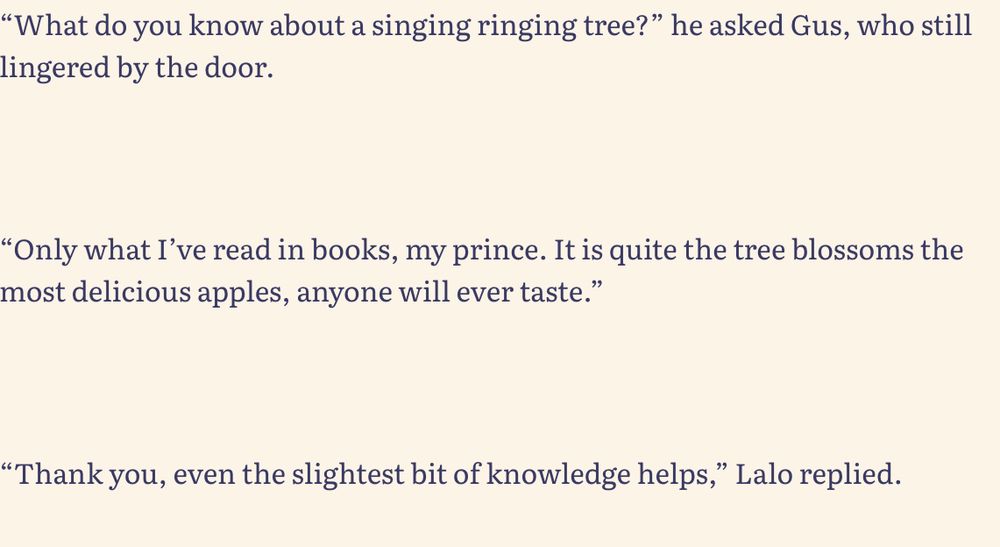 Lalo asks Gus about the singing ringing tree. 