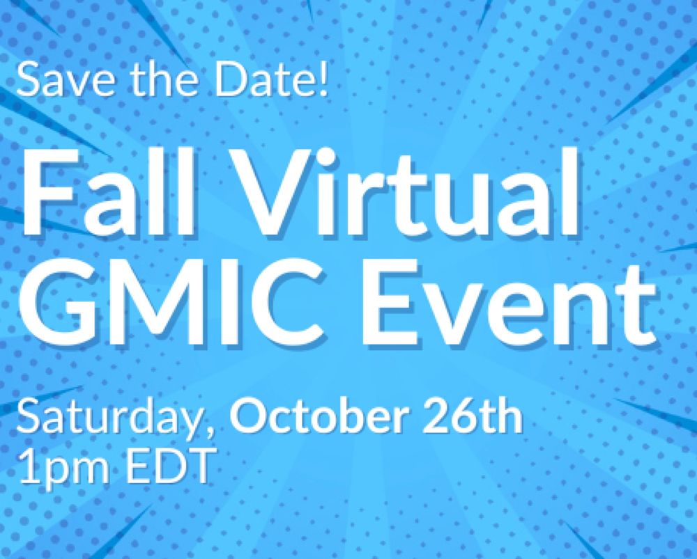 Save the Date: Fall Virtual GMIC Event, October 26th at 1 pm EDT | Graphic Medicine