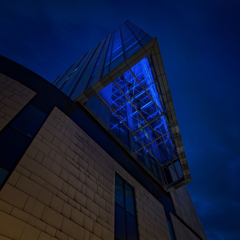 Facade on the side of Liverpool hospital