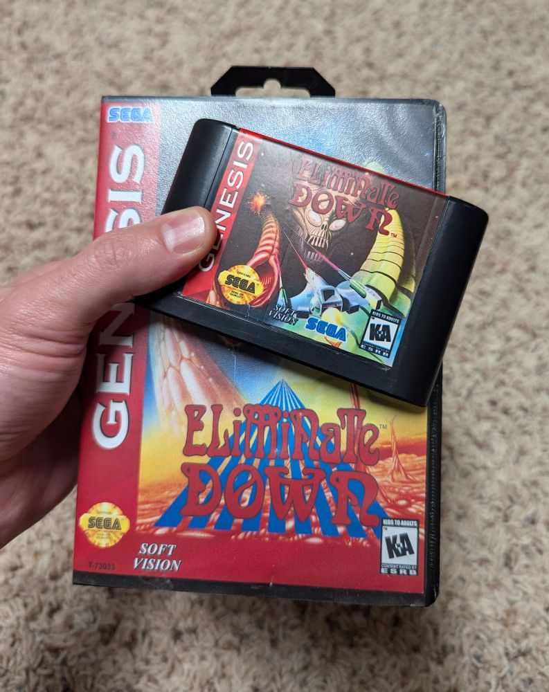Eliminate Down Genesis cartridge that is definitely fake looking