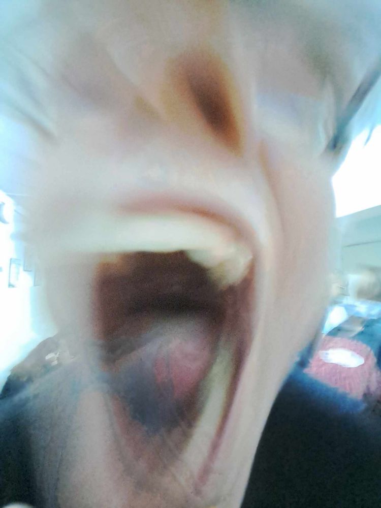 me visibly happy about something