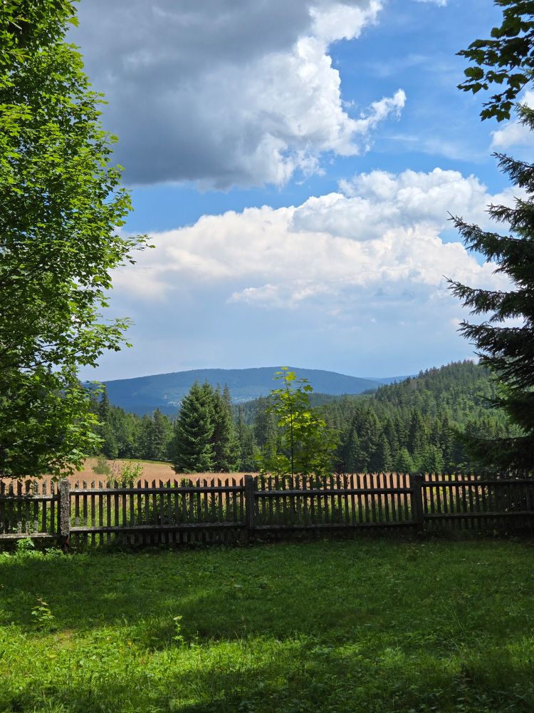 Nature views in the Czech mountains