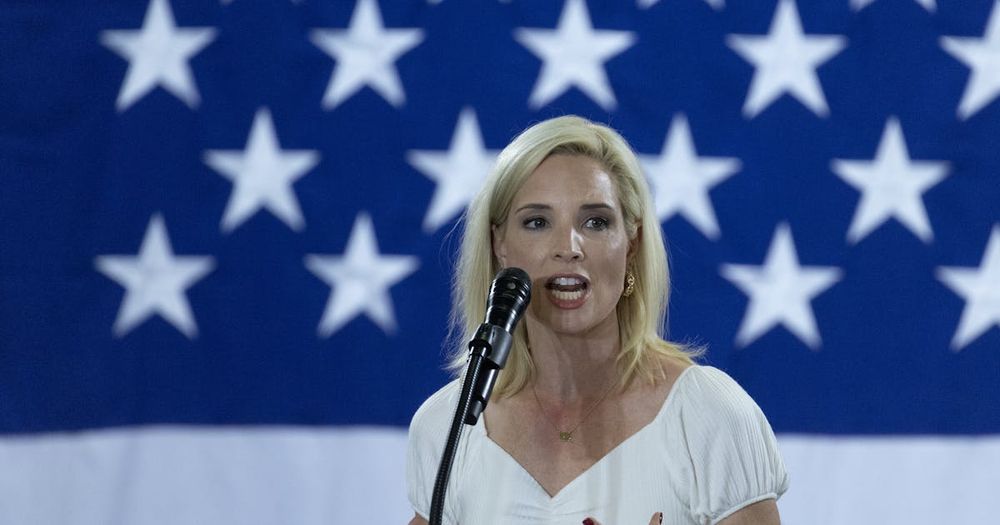 Iowa State Representative Ashley Hinson’s comments were met with boos and jeers.