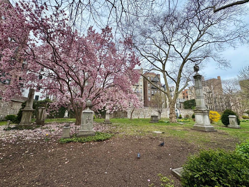 Photo of the NYC Marble Cemetery in the East Village