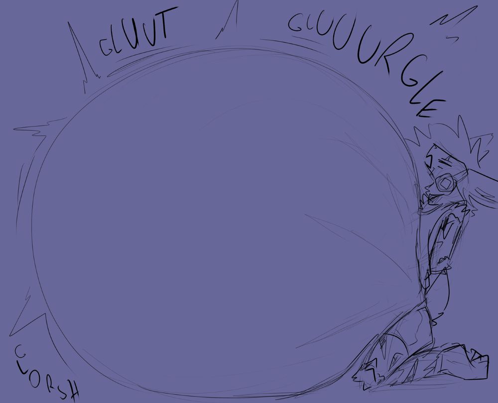 Visco really being pushed to his limits. He'd be groaning, but you wouldn't be able to hear it over the gurgling.