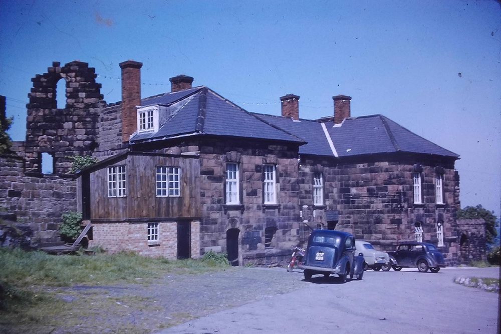 The Castle Hotel, Halton, Cheshire, in the 1950s.