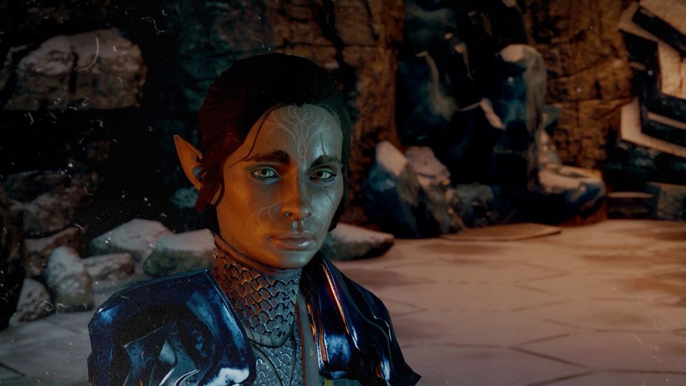 Screenshot of Daine Lavellan entering the sanctum where Ameridan has been sealed.