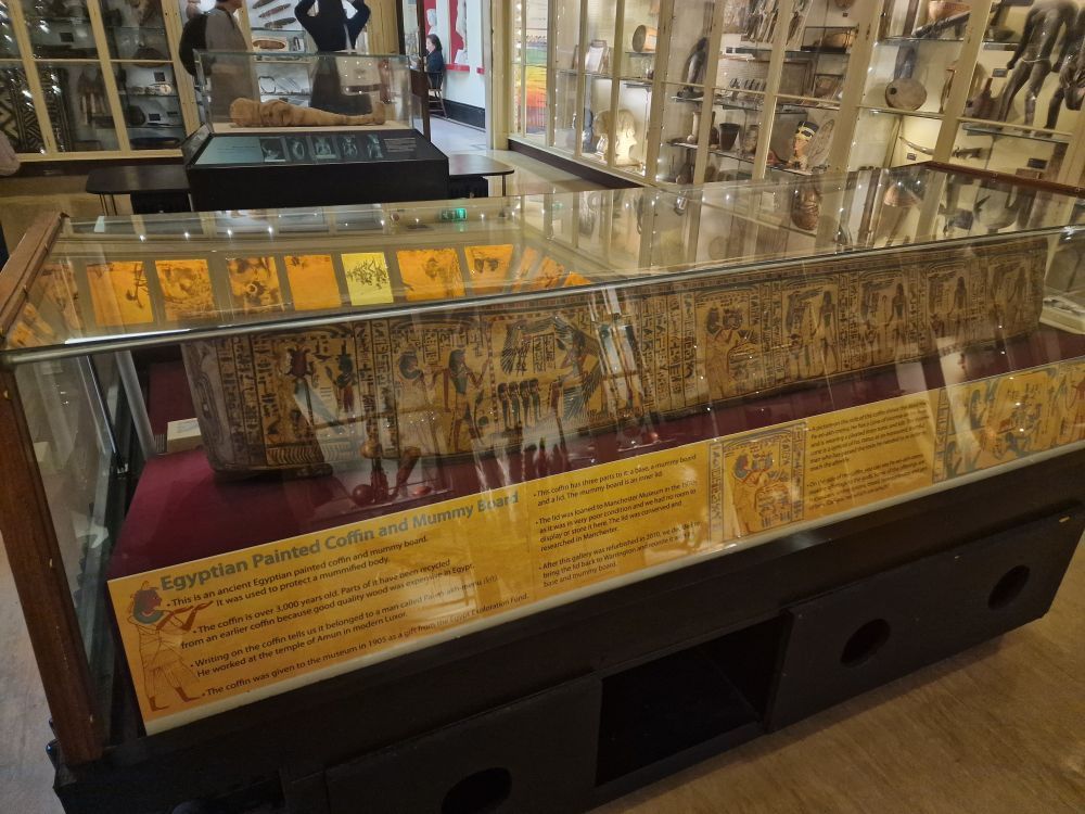 Egyptian coffin. Just like the Louvre!