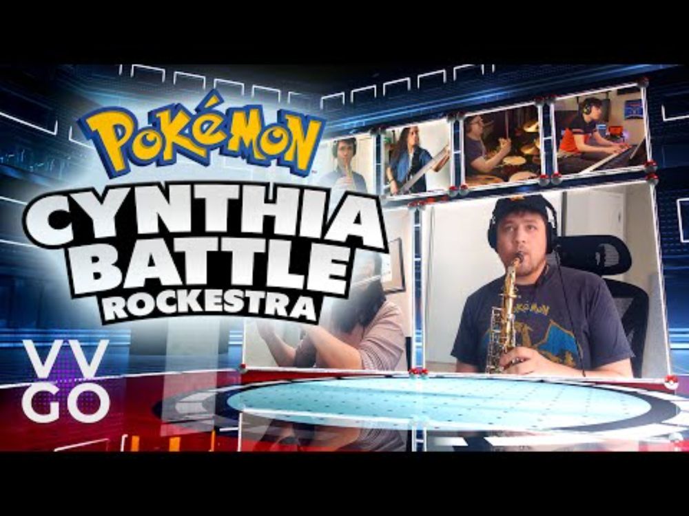 Cynthia Battle Rockestra — Pokémon Diamond & Pearl | VVGO ft. Alex Popoff, DS Music, Dom Palombi