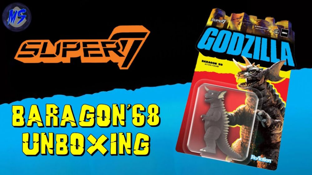 Super7 Godzilla ReAction Baragon 1968 Unboxing