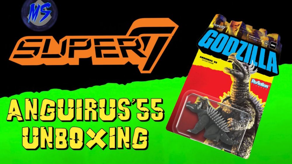 Super7 Godzilla ReAction Anguirus 1955 Unboxing