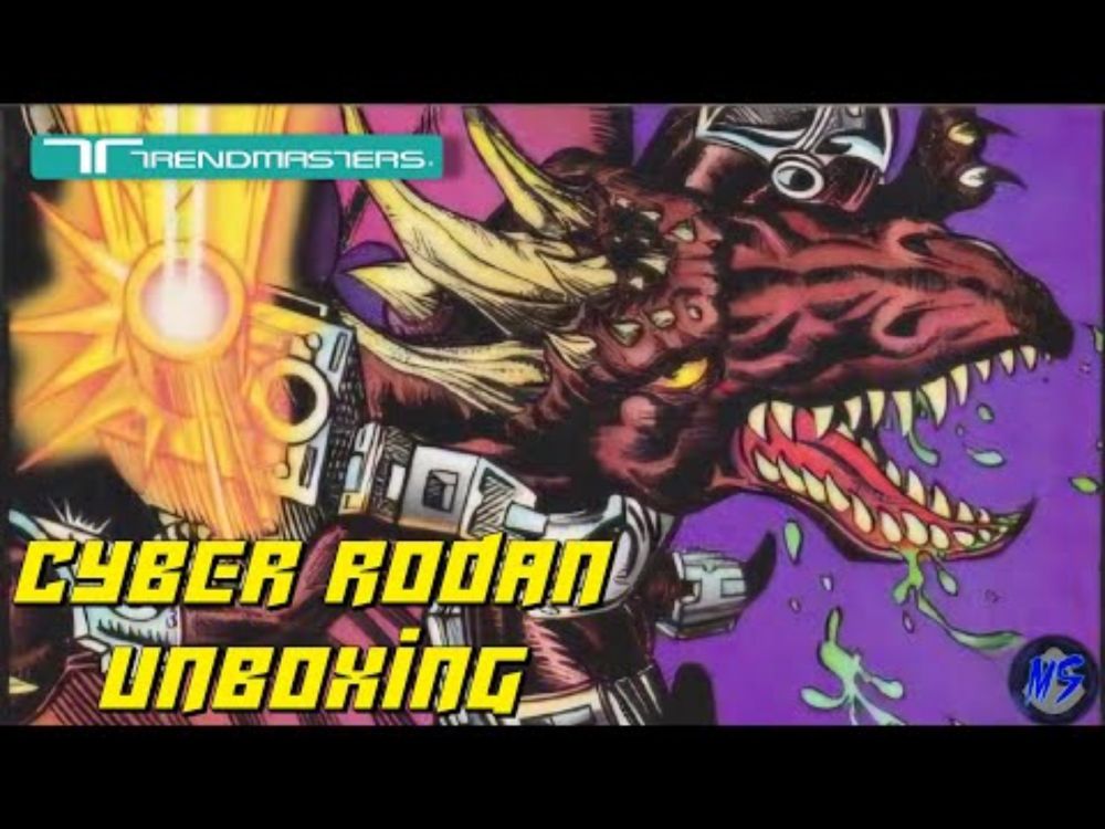 Trendmasters Godzilla Wars Powered-Up Cyber Rodan Unboxing