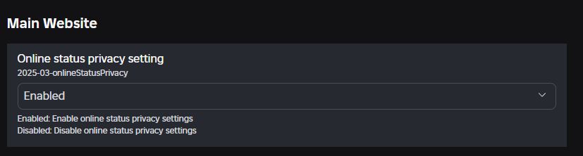 Image showing the "Roblox Experiements" tab from the RoSeal extension