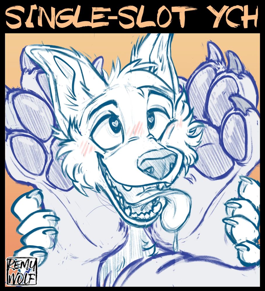 Some paws and some licking