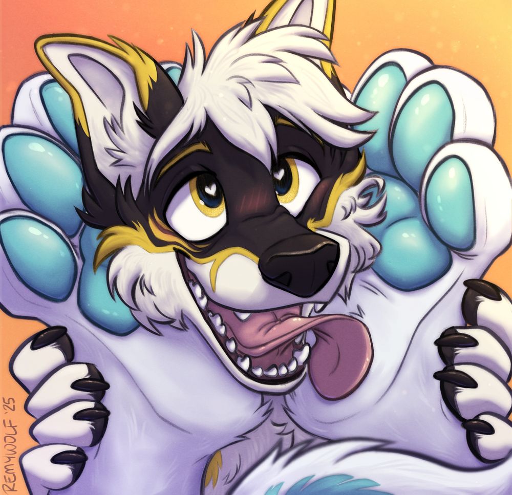 Lots of paw licking going on here