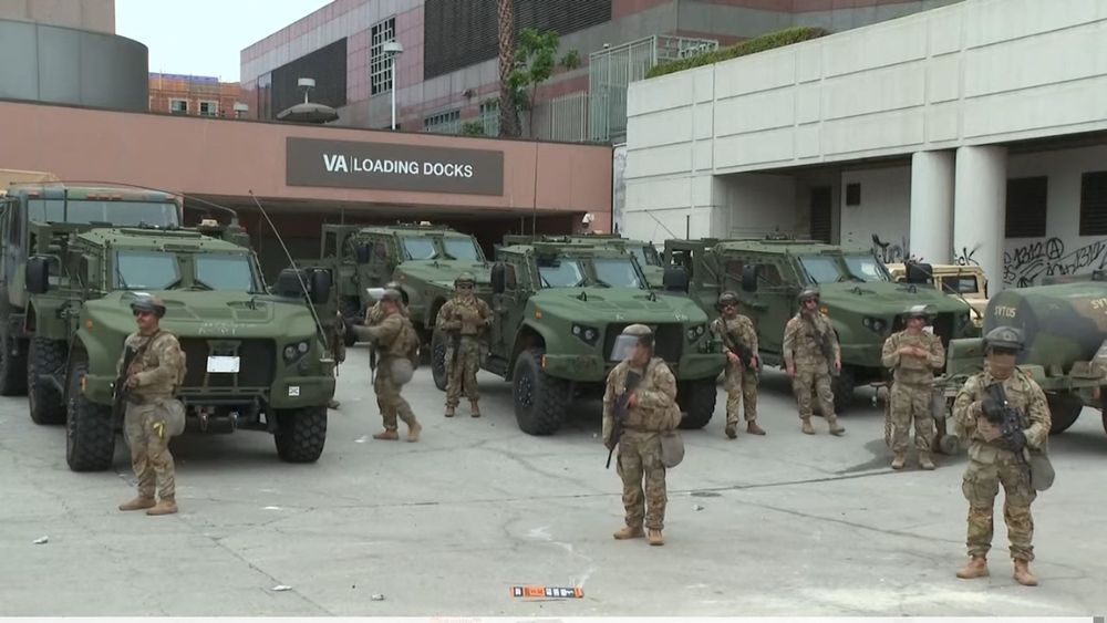 troops doing absolutely nothing 