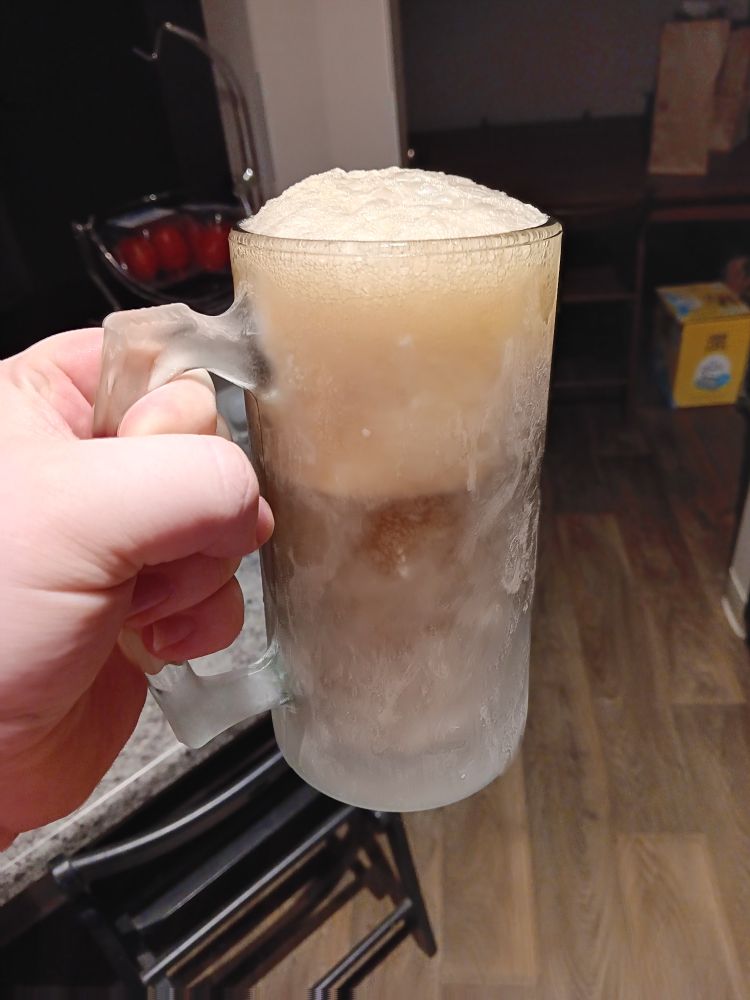 A root beer float