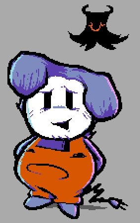 Ramb (Deltarune) and a little Eram (Shadow Mantle)