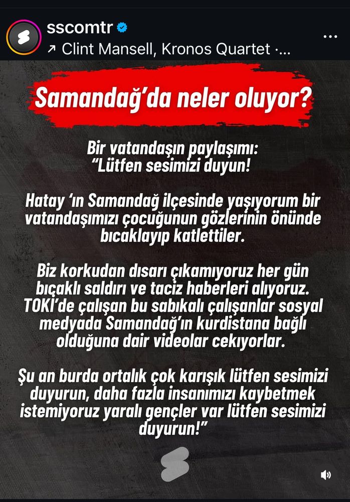 Hatay Samandağ da neler oluyor