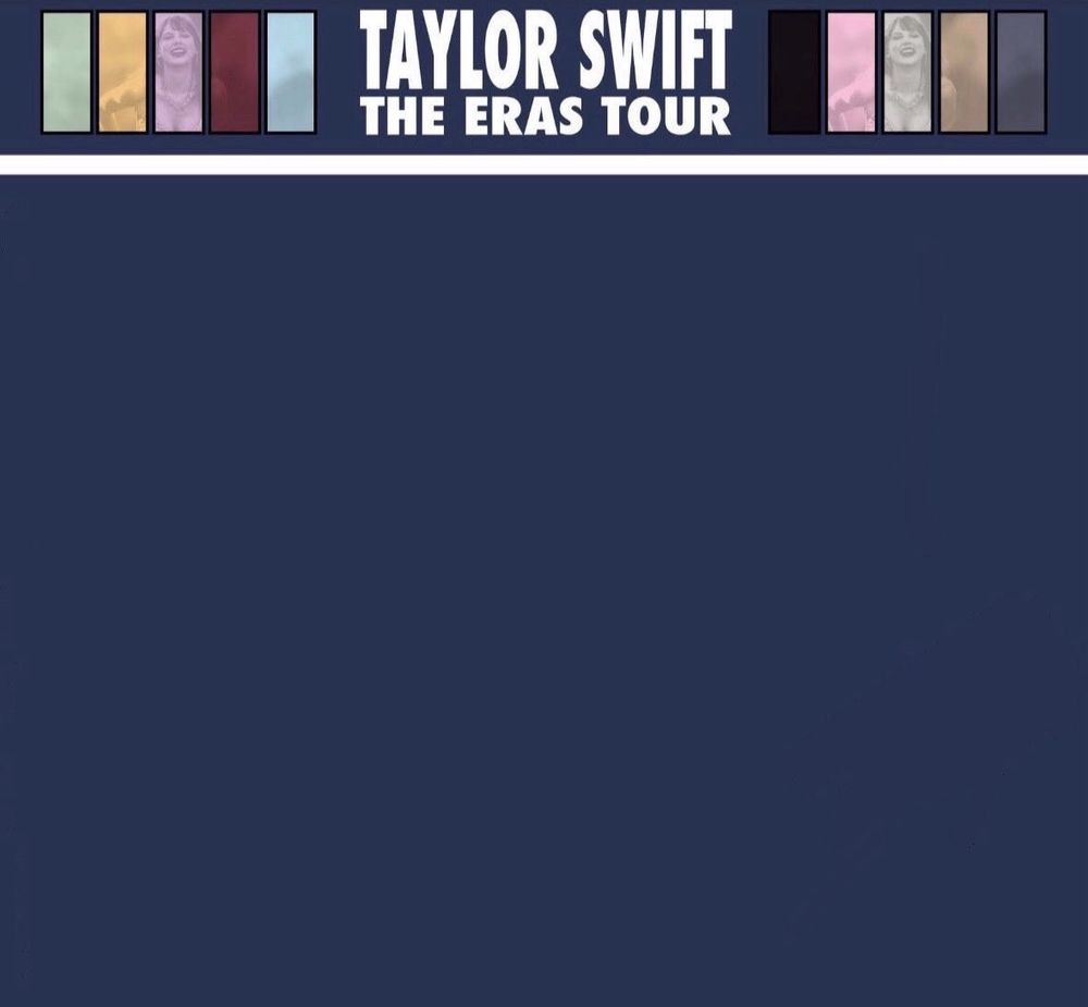 A photo of the remaining Eras Tour dates. It’s empty.