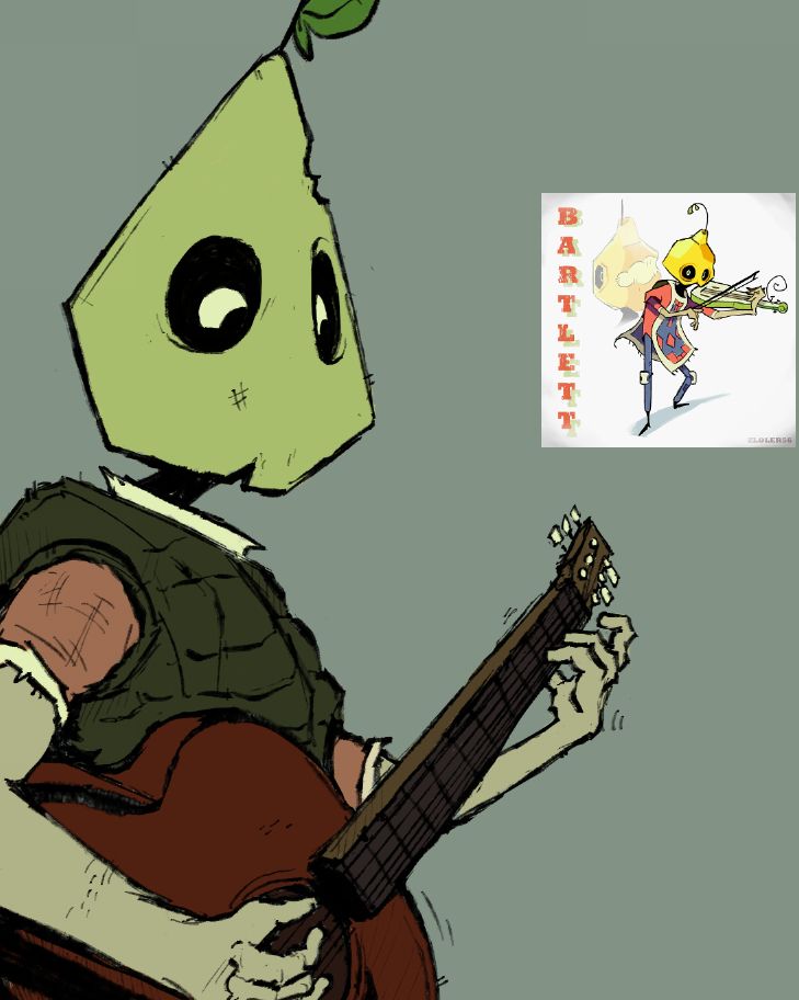 Flat colors and lineart