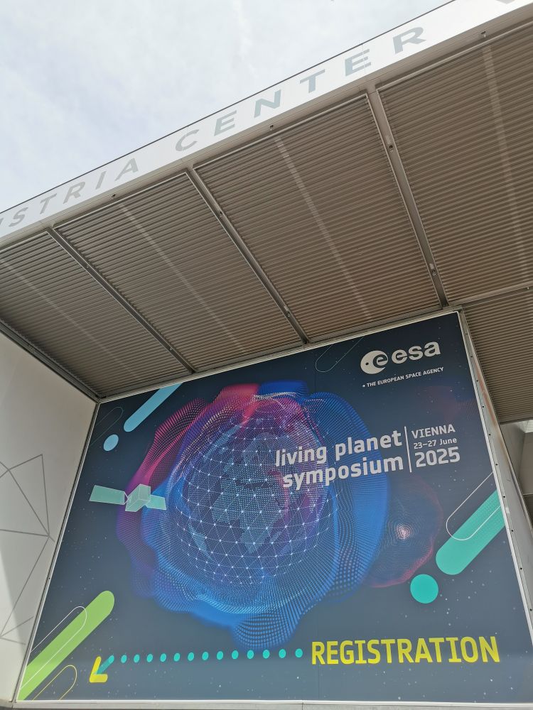 Austria Conference Centre Vienna doorway with large poster for #LPS25