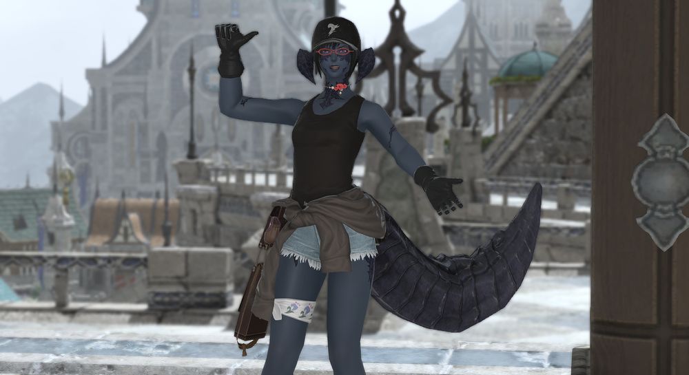 She used to have short hair, not only that but that tail is actually *smaller* than how it is now.