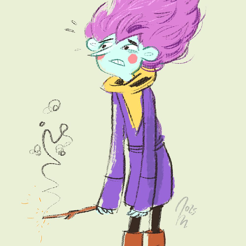 Detail from the first picture. Bur the magician.