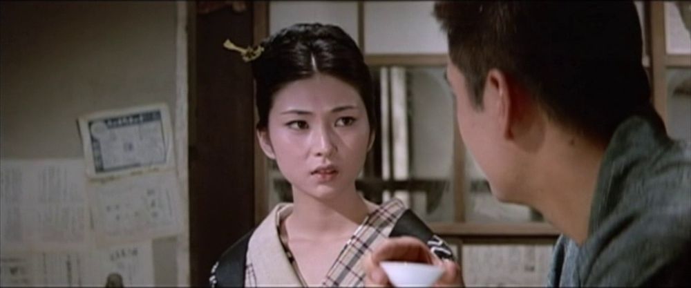 Closeup of Meiko talking to someone