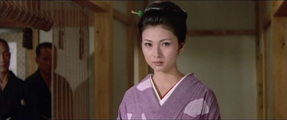 Meiko in a kimono looking mad