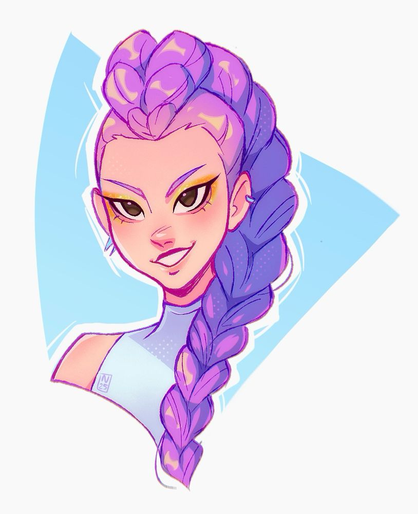 Headshot drawing of Rumi