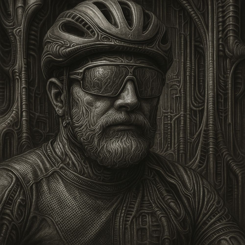 My portrait in the style og H.R. Giger