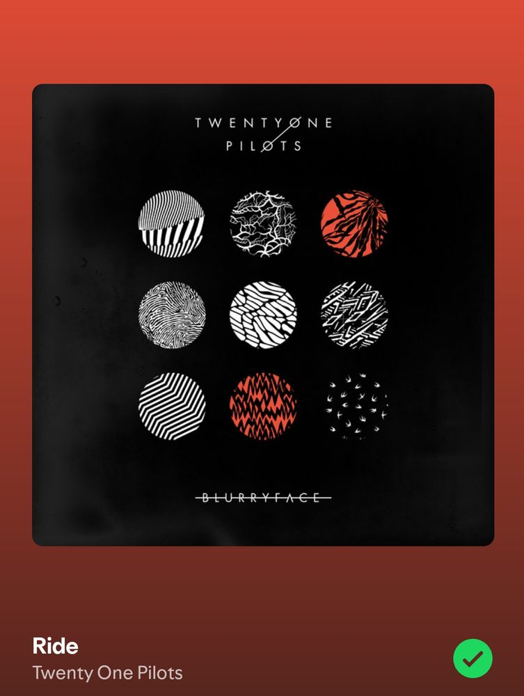 Ride - Twenty Øne Pilots 