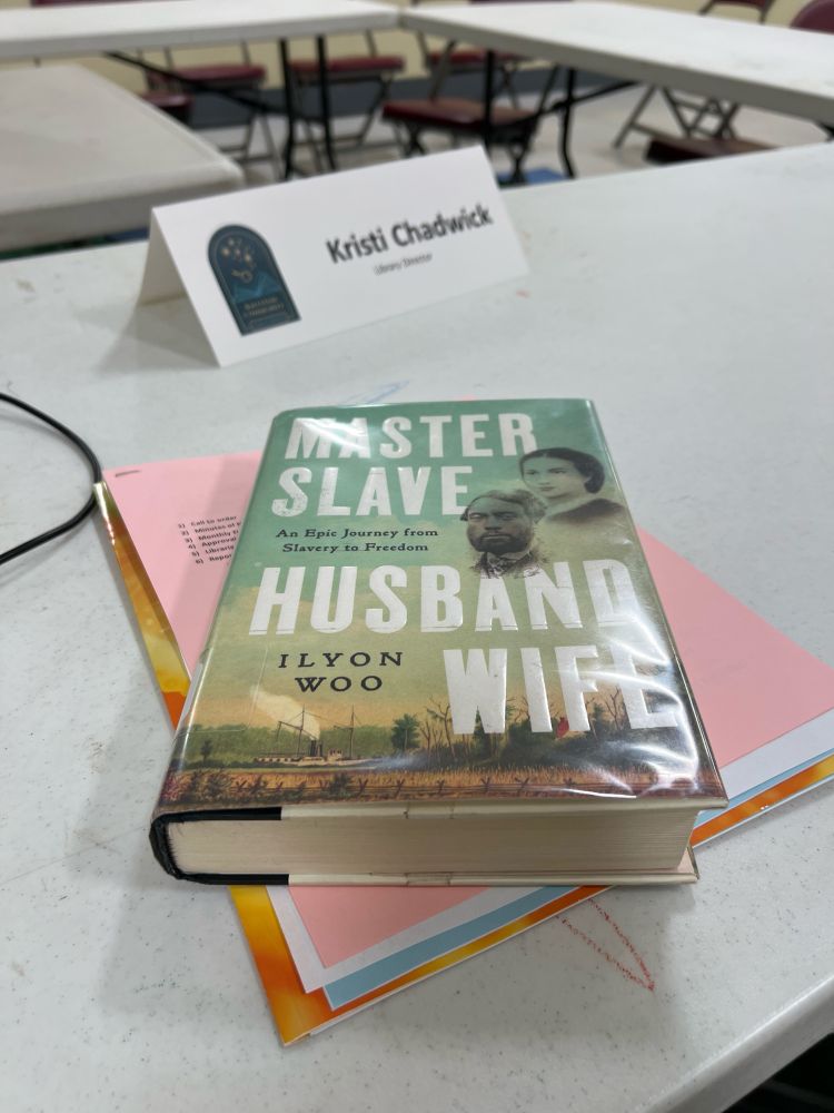 Book Master Slave Husband Wife on table. 